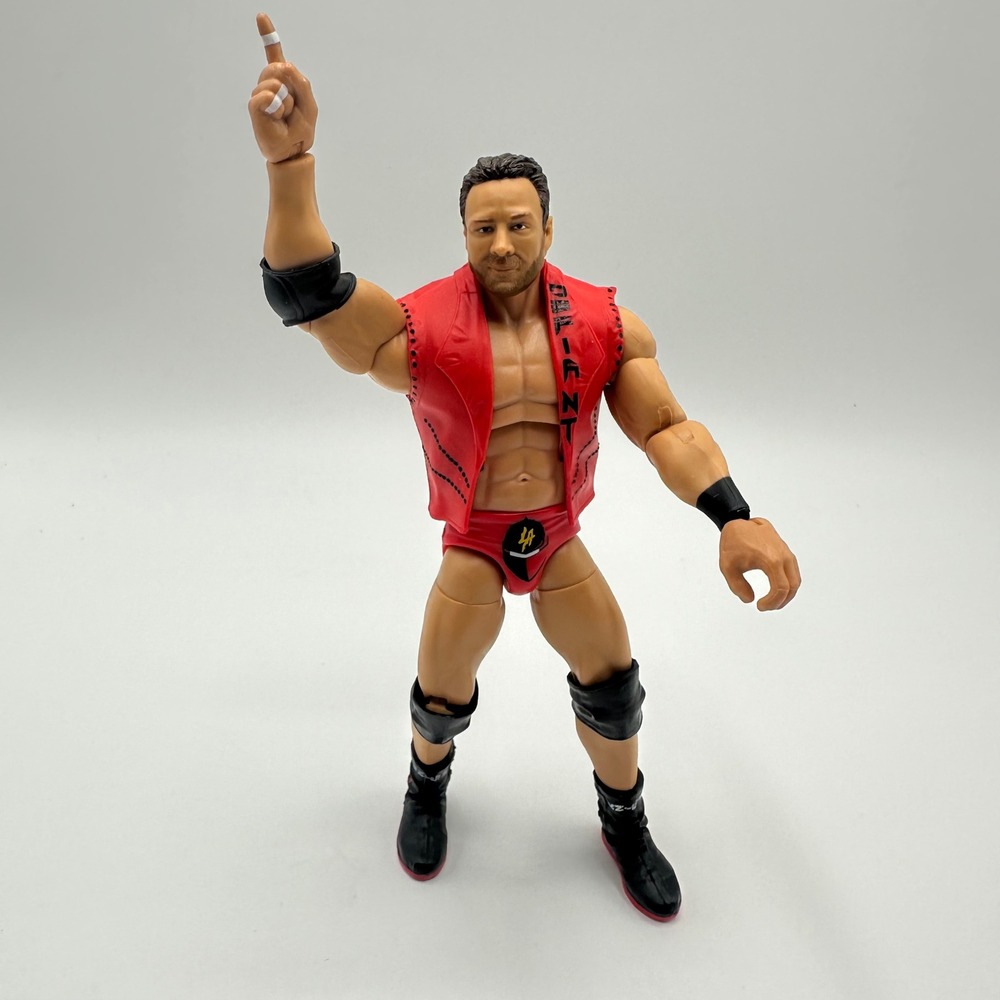WWE LA Knight Elite Series Action Figure Mattel Red Defiant Vest Wrestling Toy